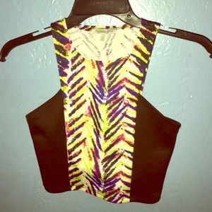 Cute brightly colored crop top! ✨