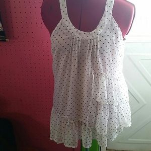 Girly ruffle tank top