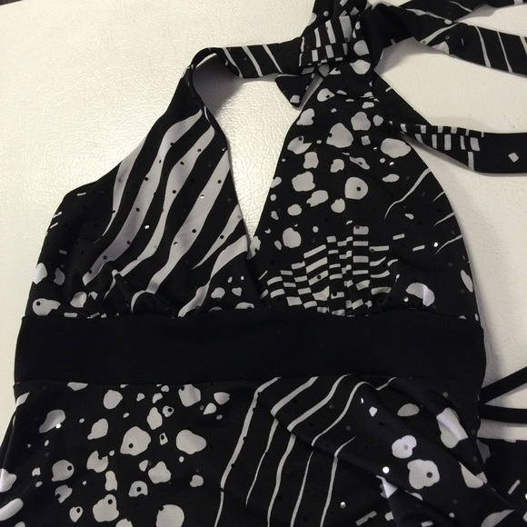 ⚠️️CLEARANCE⚠️Sparkly Halter Blouse Top S - Picture 4 of 4