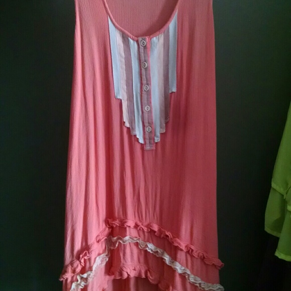 Free people peach tunic