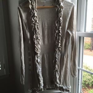 Anthro Blossom Cardi