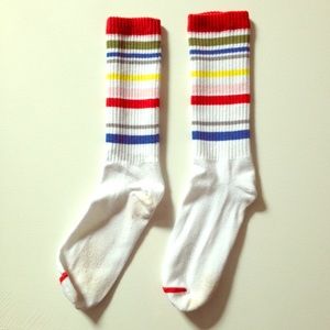 White Tube Socks.