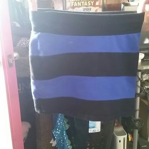 Striped fitted skirt