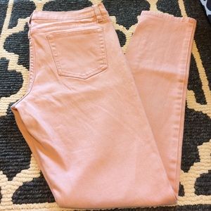 Pale Pink Skinny Jeans
