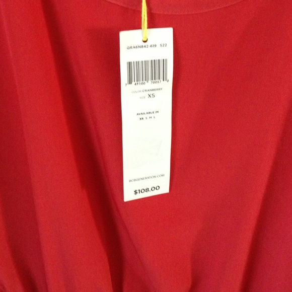 NWT bcbgeneration cranberry dress XS - Picture 3 of 4
