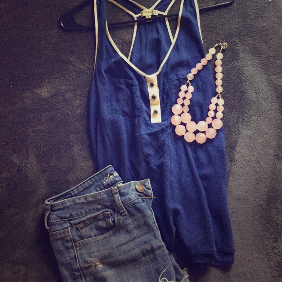 Loose racerback tank