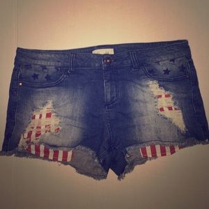 American Flag Shorts