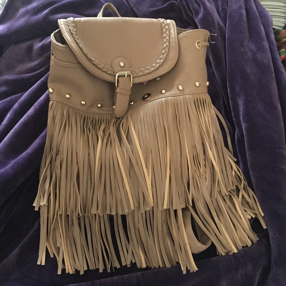 Fringe backpack