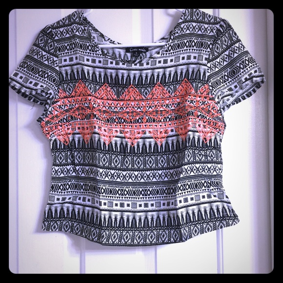 Aztec crop top