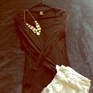 Brown buckle long sleeve