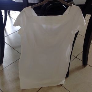 White Banana Republic dress