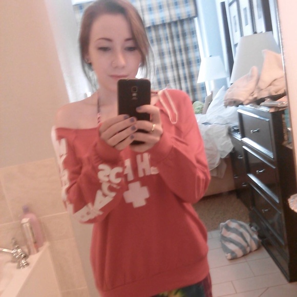 Off the shoulder sweater