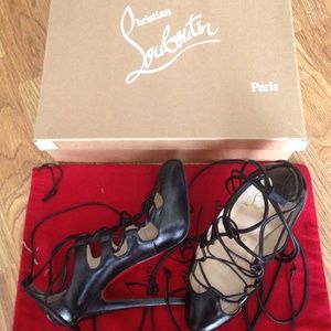 Authentic Christian Louboutin Gladiator Pumps!