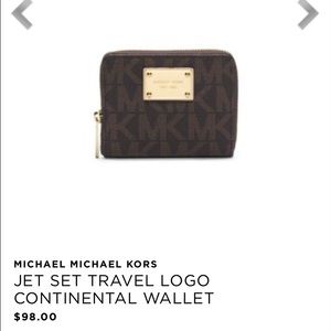 Brown Michael Kors wallet