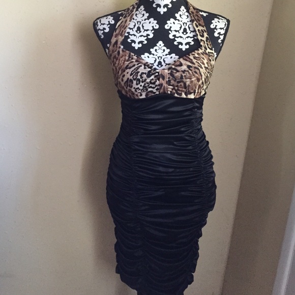 Animal print dress