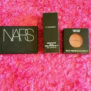 Mac and Nars. tested & not the right shade for me