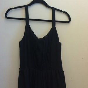 Long chiffon midi dress