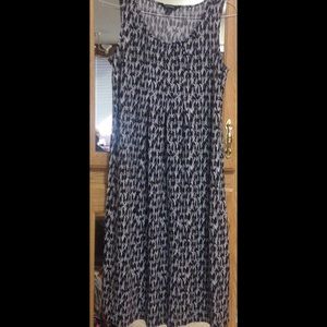 George Tank Dress with pleats