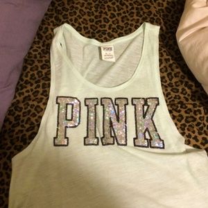 VS PINK crop bling tank