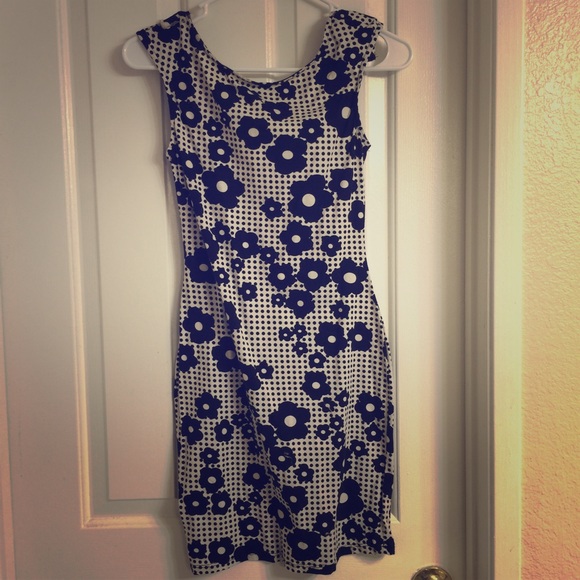 Bodycon flower dress