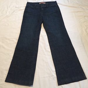 Wide leg stretch gap trousers