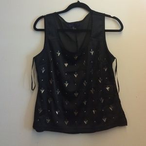Gorgeous black embellished top