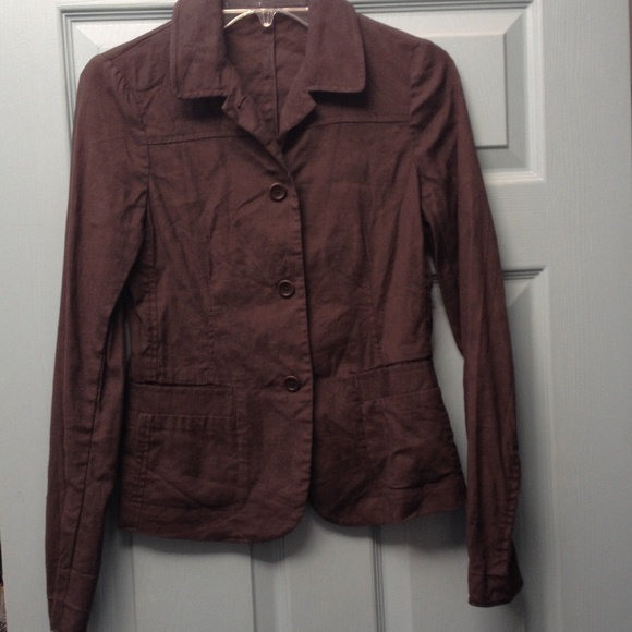 Linen/Cotton Blend Blazer