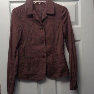 Linen/Cotton Blend Blazer