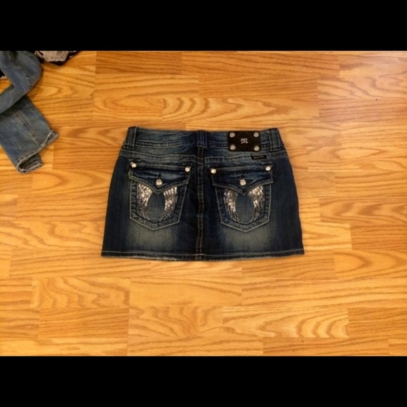 MISS ME JEAN SKIRT