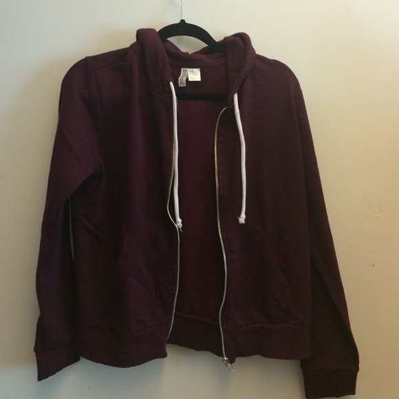 Burgundy hoodie