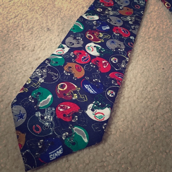 Vintage NFL helmet neck tie