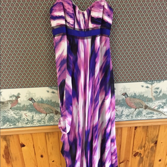 Strapless BCBG Maxi dress