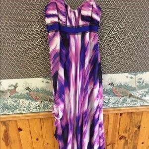 Strapless BCBG Maxi dress