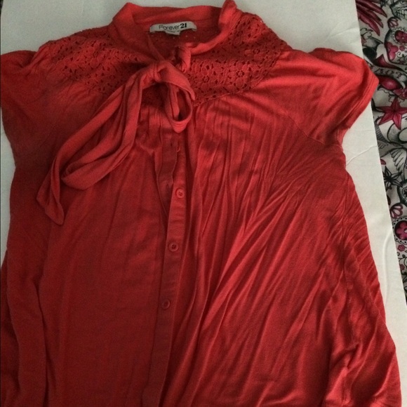 Dark Orange shirt forever 21