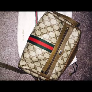 Gucci vintage brown authentic