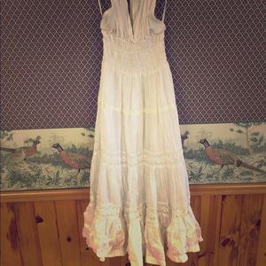 New with tags white halter top dress