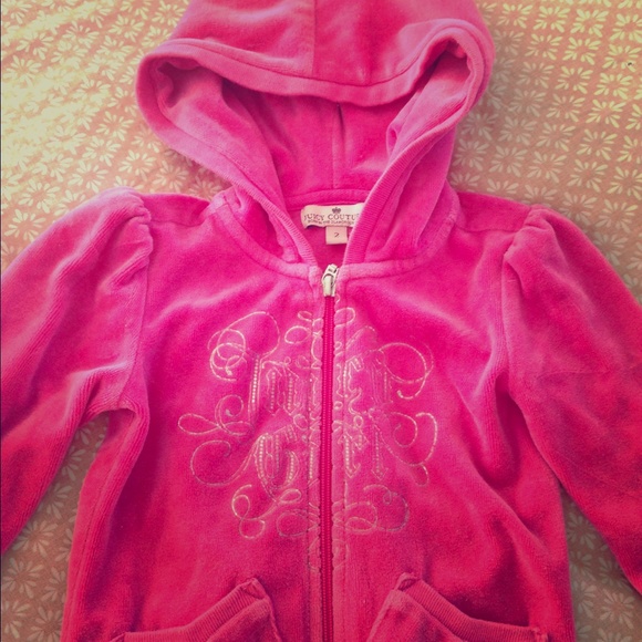 🎀GIRLS JUICY HOODIE SWEATER. SIZE 2/2T🎀