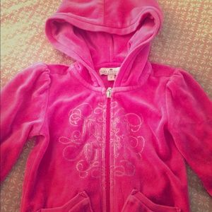 🎀GIRLS JUICY HOODIE SWEATER. SIZE 2/2T🎀