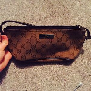 Vintage gucci make up bag