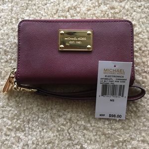 Michael Kors phone wristlet