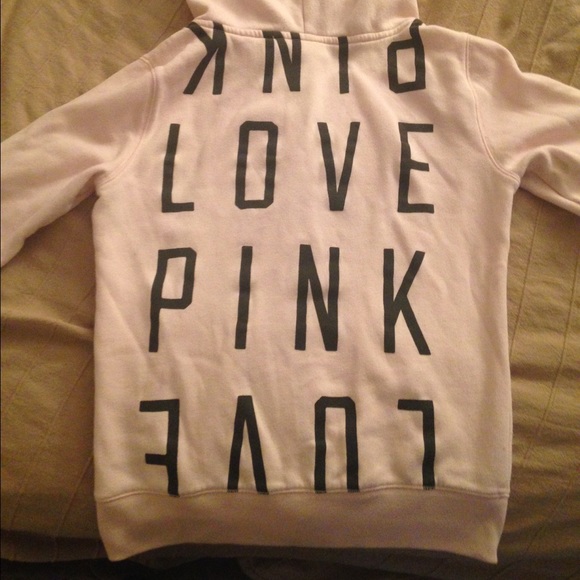 VS PINK light pink hoodie