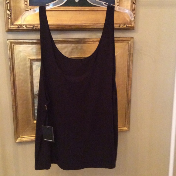 NWT Tylie Malibu Black Tank - Picture 3 of 3