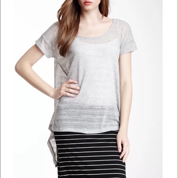 💢CLEARANCE💢Draped semi sheer top NWT M/L - Picture 2 of 2