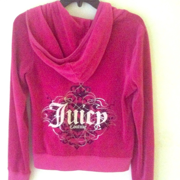 Juicy Couture hoodie w/zipper size L
