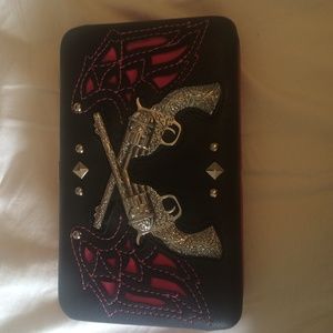 Women's guns and wings wallet