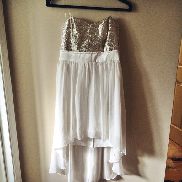 White sparkling dress :)