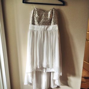 White sparkling dress :)