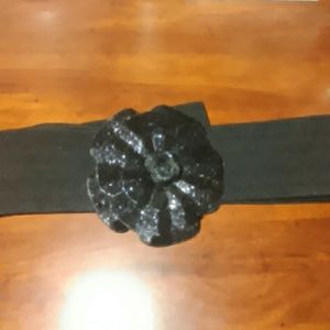 Lane Bryant sequin flower belt
