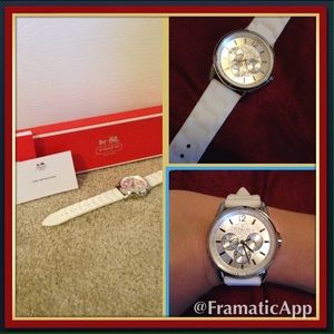 💯% AUTHENTIC COACH watch with case! Like new! 🌸