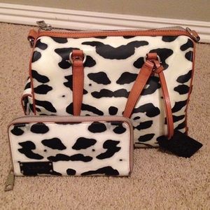 L.A.M.B handbag and wallet